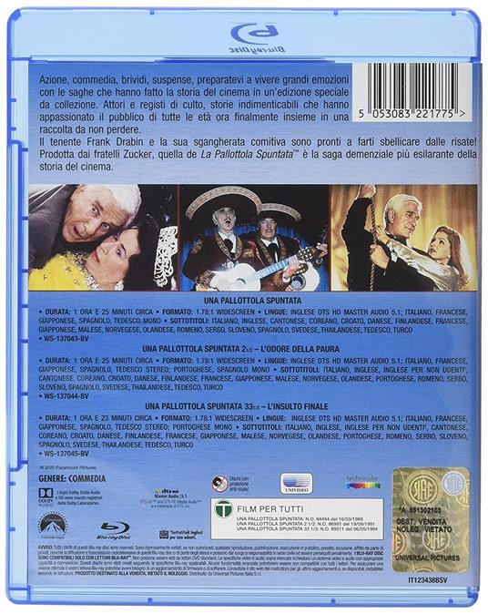 Una pallottola spuntata Collection (Blu-ray) di Peter Segal,David Zucker