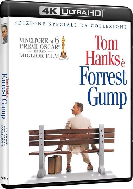 Forrest Gump (Blu-ray + Blu-ray 4K Ultra HD) di Robert Zemeckis - Blu-ray + Blu-ray Ultra HD 4K