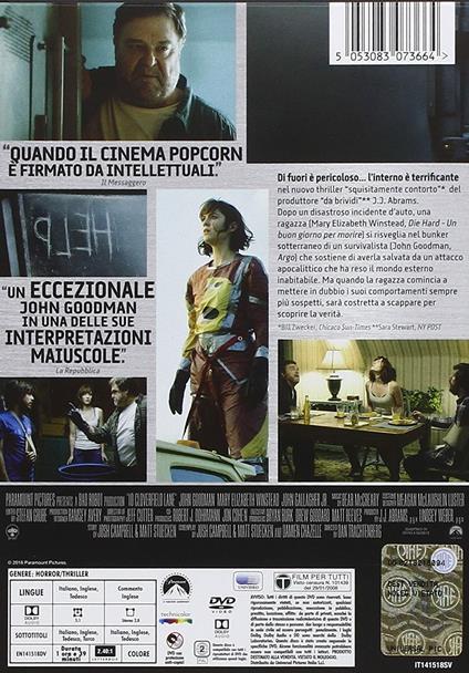 10 Cloverfield Lane (DVD) di Dan Trachtenberg - DVD