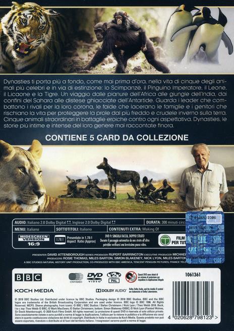 Dynasties. I migliori della loro specie (DVD) di Simon Blakeney,Will Lawson,Nick Lyon,Rosie Thomas,Theo Webb - DVD - 2