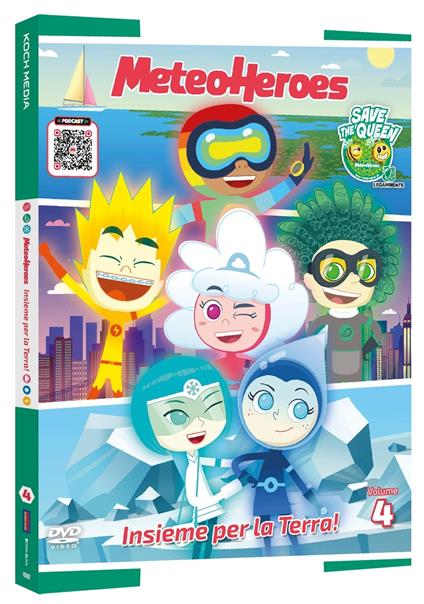 Meteoheroes vol.4 (DVD) di Terry Amaini,Luigi Latini - DVD