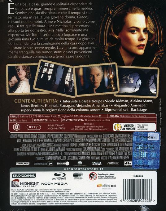 The Others (Blu-ray) di Alejandro Amenábar - Blu-ray - 2