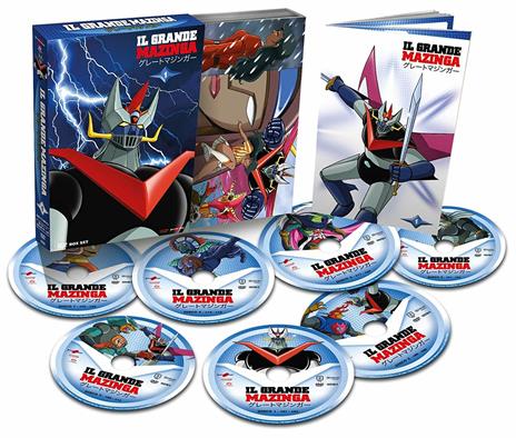 Il grande Mazinga vol.1 (7 DVD) di Tomoharu Katsumata,Nobuo Onuki,Takeshi Tamiya,Tetsuo Imazawa,Masayuki Akehi - DVD - 3