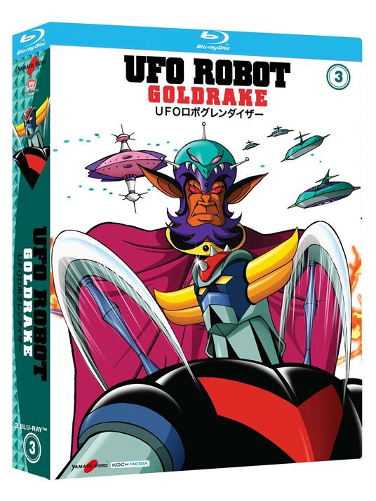Ufo Robot Goldrake vol. 3 (Blu-ray) - Blu-ray - Film di Masayuki Akehi ,  Tomoharu Katsumata Animazione | laFeltrinelli
