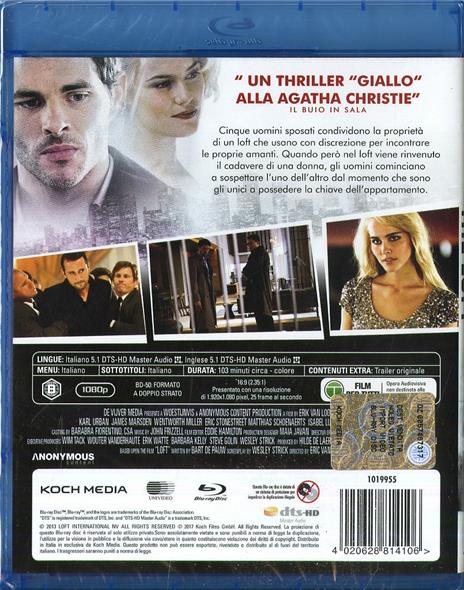 The Loft (Blu-ray) di Erik Van Looy - Blu-ray - 2