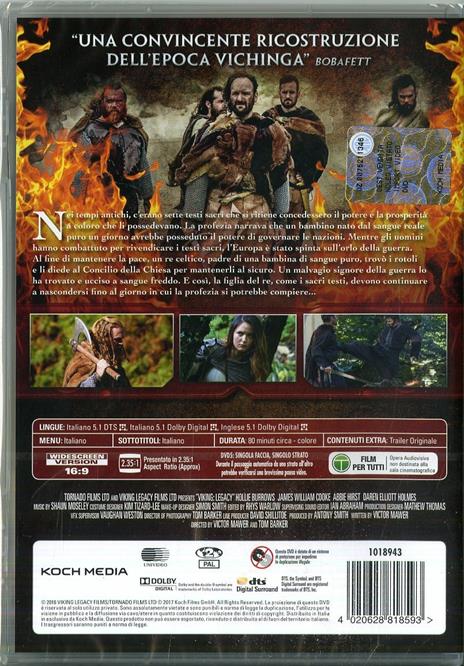 Viking Legacy (DVD) di Victor Mawer,Tom Barker - DVD - 2