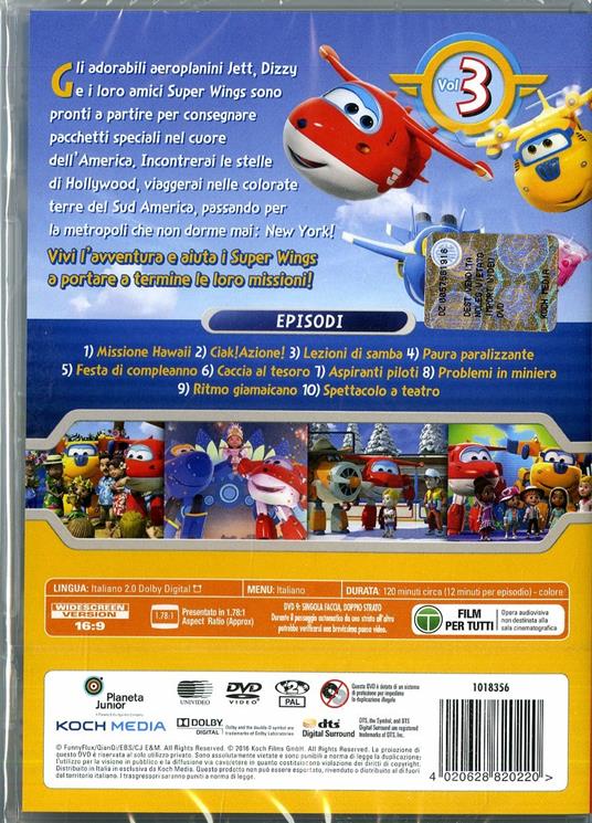 Super Wings. Vol. 3. Viaggi in America di Josh Selig - DVD - 2