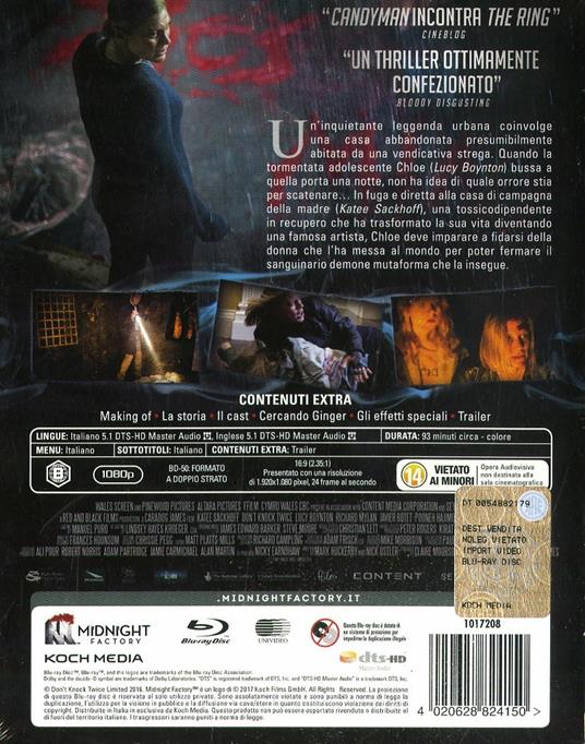 Non bussate a quella porta (Blu-Ray) - Blu-ray - Film di James W. Caradog  Fantastico | laFeltrinelli