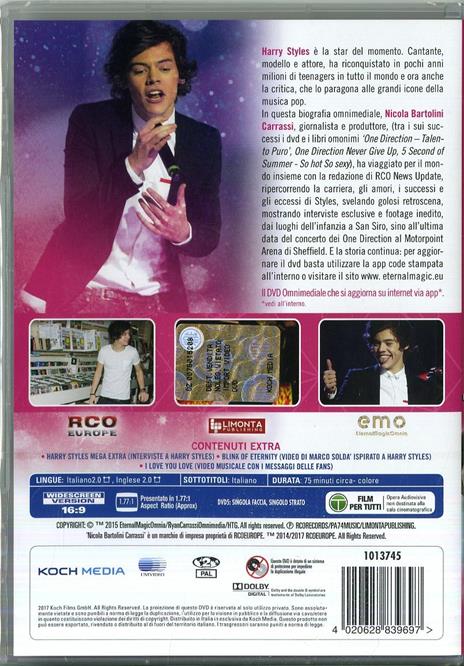 Harry Styles. Re del pop (DVD) di Billy Simpson - DVD - 3