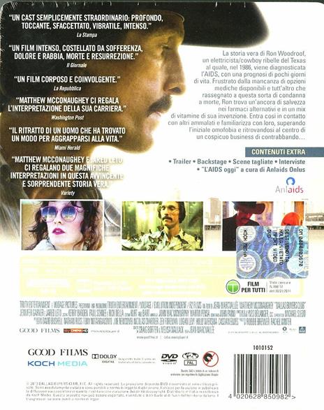 Dallas Buyers Club (Steelbook)<span>.</span> Limited Edition di Jean-Marc Vallee - DVD - 2