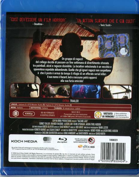 Hazard Jack di David Worth - Blu-ray - 2