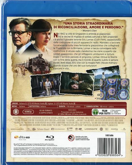 Le due vie del destino. The Railway Man di Jonathan Teplitzky - Blu-ray - 2