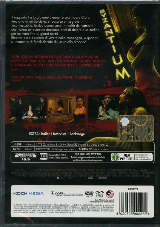 Byzantium di Neil Jordan - DVD - 2