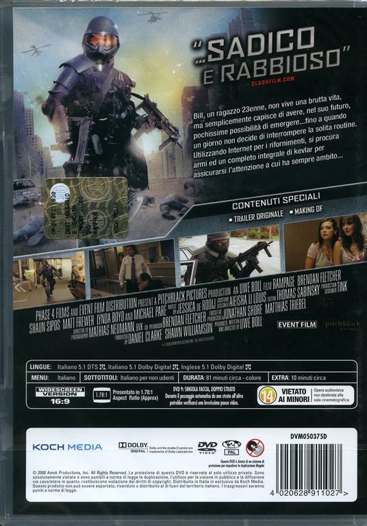 Rampage di Uwe Boll - DVD - 2