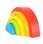 Elementi Da Costruzione In Legno Arcobaleno 10585 Giochi Di Motricità