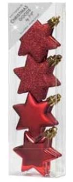 STELLE ROSSE 6CM 8PZ