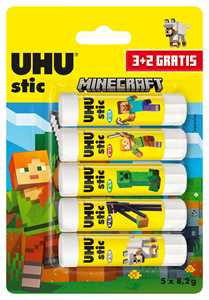 Cartoleria Colla Stick blister 5x8,2g  Minecraft Uhu