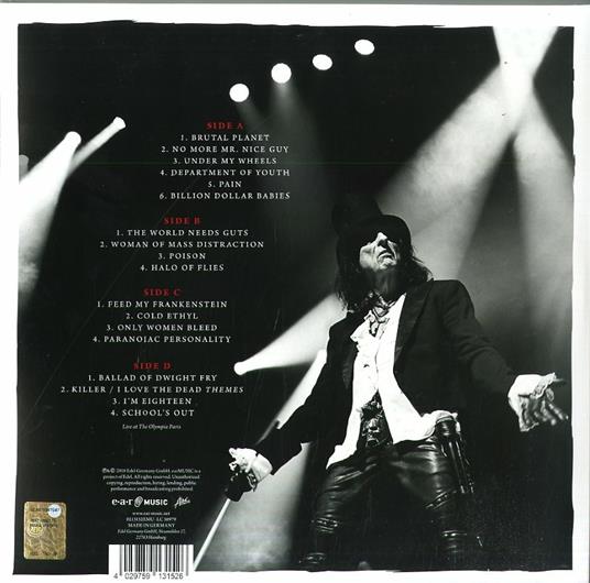 A Paranormal Evening at the Olympia Paris Live ( + MP3 Download) - Alice  Cooper - Vinile | laFeltrinelli