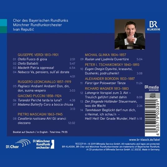 Fuoco di gioia! Famous Opera Choruses - CD Audio di Radio Symphony Orchestra Monaco,Coro della Radio Bavarese,Ivan Repusic - 2