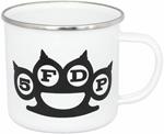 Tazza Enamel Five Finger Death Punch White Logo