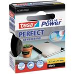 Nastro adesivo in tela plastificato PowerÂ® Perfect – nero