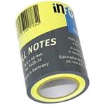 Roll notes – 60 mm x 10 m Global notes – giallo fluo