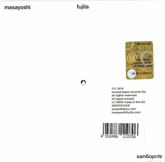 Apologues - CD Audio di Masayoshi Fujita - 2