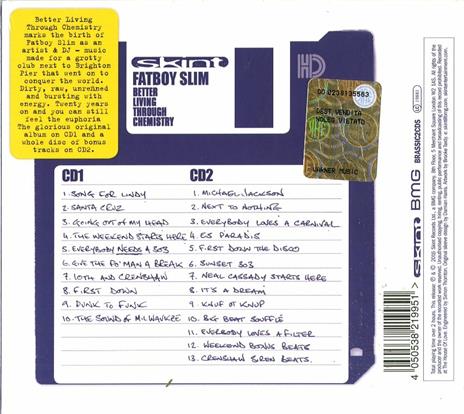 Better Living Through Chemistry (20th Anniversary) - CD Audio di Fatboy Slim - 2