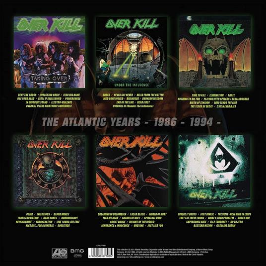 The Atlantic Years (1986-1994) - Vinile LP di Overkill - 3