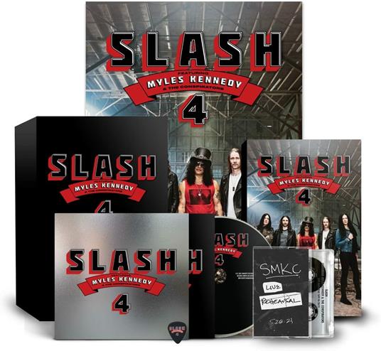 4 (feat. Myles Kennedy and the Conspirators) (CD + Musicassetta) - CD Audio + Musicassetta di Slash - 2