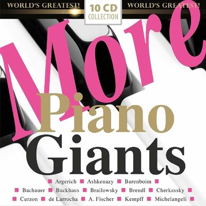 More Piano Giants - CD Audio