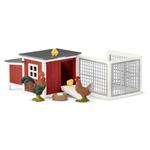 Pollaio Con Gallo, Gallina E Pulcini Schleich (42421)