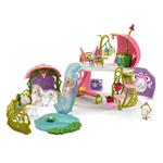 Glittering Flower House Con Unicorni, Lago E Stalla Schleich (42445)