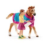 Bimba Con Puledro E Coperta Schleich (42361)