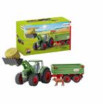 Schleich 2542379 - Farm World - Trattore Con Rimorchio