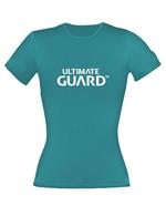 Ultimate Guard Wordmark Petrol Blue Maglietta T-Shirt Donna M