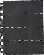 Ultimate Guard 14-Pocket Compact Pages Standard Size & Mini American Black (10) Ultimate Guard