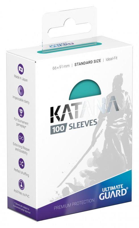 Ultimate Guard Katana Sleeves Standard Size Turquoise (100)