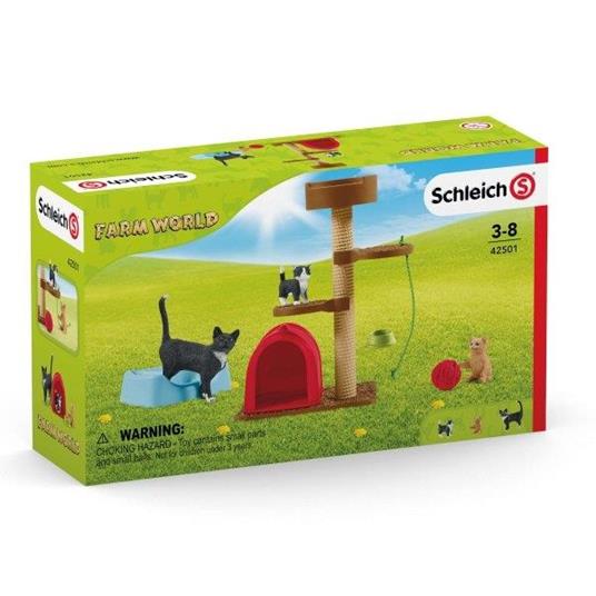 Tiragraffi Per Gatti Schleich (42501) - Schleich - Schleich Farm World -  Bosco e fattoria - Giocattoli