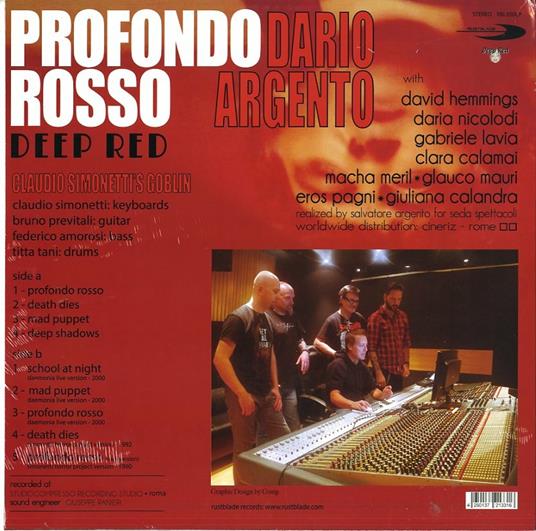 Deep Red - Profondo Rosso (Red Coloured Vinyl) (Colonna sonora) - Vinile LP - 3
