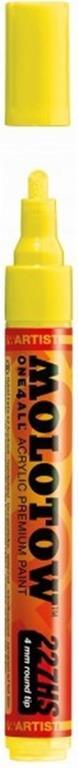 Pennarello Molotow One4all 227hs 4mm. 220 Giallo Neon Fluorescente