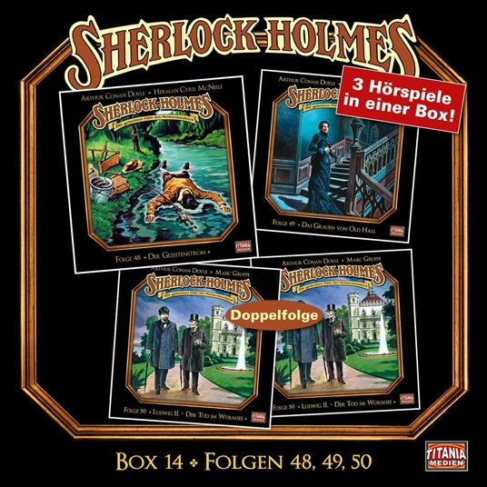 Sherlock Holmes - Die geheimen Fälle des Meisterdetektivs, Box 14: Folgen 48, 49, 50