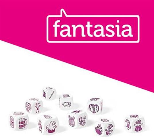 Rory's Story Cubes Fantasia (fucsia). Base - Multi (ITA). Gioco da tavolo - 3