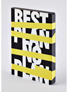 Taccuino Notebook Graphic L - Best Plan - No Plan