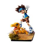 MEGAHOUSE DIGIMON GEM YAGAMI TAIICHI&AGUMON 20TH STATUA