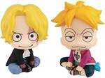 One Piece Look Up Pvc Statua Sabo & Marco 11 Cm Megahouse