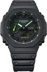 Orologio Casio G-Shock Analogico Digitale Neon Accent Series Nero Verde GA-2100-1A3ER