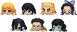 Demon Slayer: Kimetsu No Yaiba Puchi Pvc Trading Figura 7-pack Puchitto Lay-down Set 2 3 Cm Sega