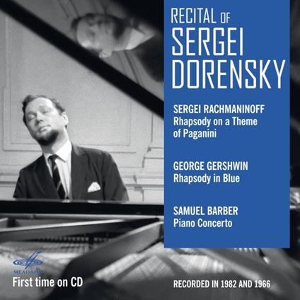 Rapsodia su Temi di Paganini Op.43 - Rapsodia in Blu - Concerto per Pianoforte Op.38 - CD Audio di George Gershwin,Sergei Rachmaninov,Samuel Barber