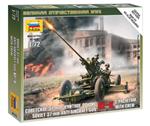 Soviet 37 mm. Anti-Aircraft Gun AA-Gun Type 61k Plastic Kit 1:72 Model Z6115